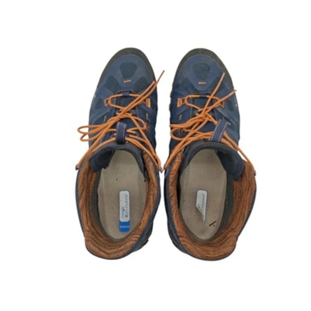 AKU Boots Mens US 11.5 CM 30 Blue Orange Gore-Tex Vibram Hiking Trail Waterproof
